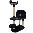 Kratzbaum - 75x41x124 cm - Schwarz